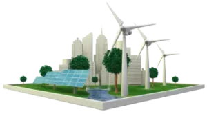 Renewable energy city.