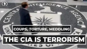 The CIA is a terrorist organisation that facilitates coups, torture and meddling.