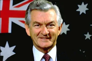 Bob Hawke, ex PM of Australia.