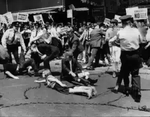 Protests in the 1960s.