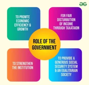 The role of the government.